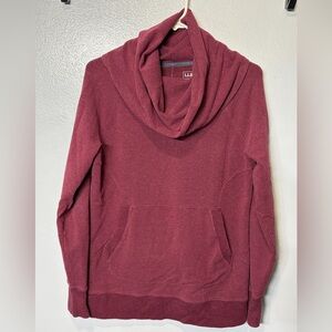 L.L. Bean Women's Maroon Cowl Neck Sweater